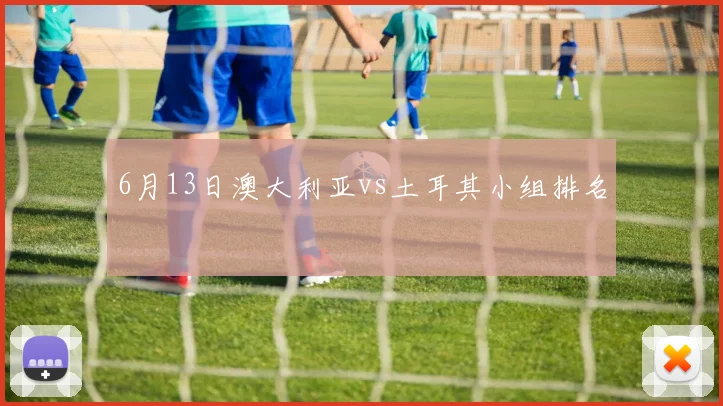 6月13日澳大利亚vs土耳其小组排名
